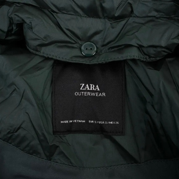 BNWT ZARA DOWN PUFFER JACKET! (Size Small) - Picture 6 of 7